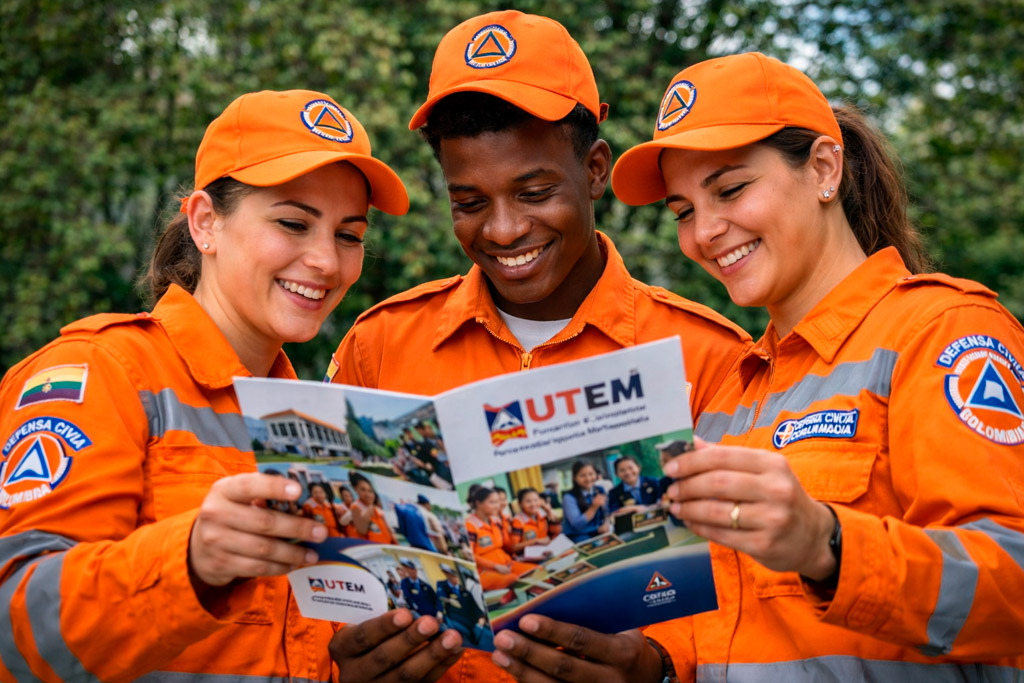 Oportunidades de estudio para los miembros de la Defensa Civil Colombiana